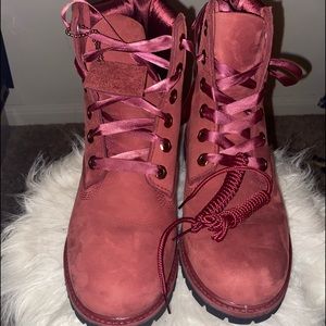 Timberland burgundy boots